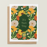 Autumn Blooms A2 Greeting Card