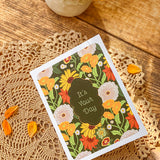 Autumn Blooms A2 Greeting Card