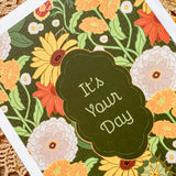 Autumn Blooms A2 Greeting Card