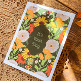 Autumn Blooms A2 Greeting Card