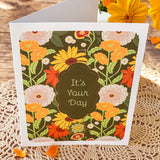 Autumn Blooms A2 Greeting Card