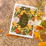 Autumn Blooms A2 Greeting Card