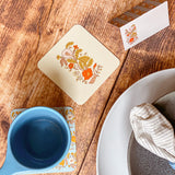 Wildflower Reverie Coaster Set-Double Sided