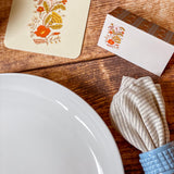 Wildflower Reverie Coaster Set-Double Sided