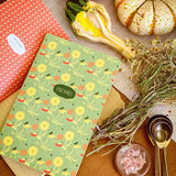 Calendula Ktichen Recipe 5.25 x 8.25 LayFlat Notebook