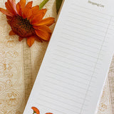 Calendula Shopping List 3.5 x 8.5 Notepad
