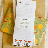 Calendula Shopping List 3.5 x 8.5 Notepad