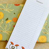 Calendula Shopping List 3.5 x 8.5 Notepad