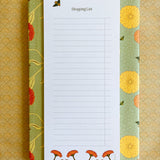 Calendula Shopping List 3.5 x 8.5 Notepad
