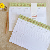Calendula Weekly Planner 11 x 8.5 Notepad