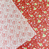 Cerise Gift Wrap Sheet-Double Sided