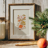 Dandelion Poppy Art Print – 5” x 7”