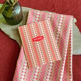 Flower Stripes Tea Towel