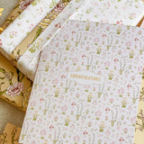 Milky Millefleurs Congratulations A2 Greeting Card