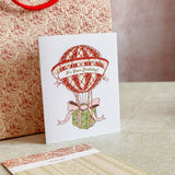 Hot Air Balloon Birthday A2 Greeting Card