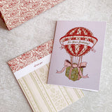 Hot Air Balloon Birthday A2 Greeting Card