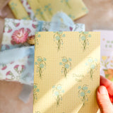 Custard Blooms Thank You A2 Greeting Card