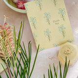 Custard Blooms Thank You A2 Greeting Card