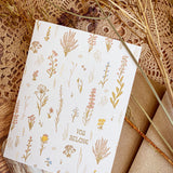 Among Wildflowers A2 Greeting Card