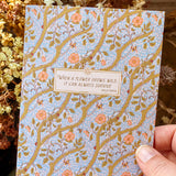 Wild Mountain Rose A2 Greeting Card