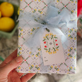Positano Tulip Tiles Gift Wrap Sheet-Double Sided