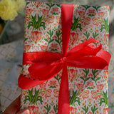 Positano Tulip Tiles Gift Wrap Sheet-Double Sided