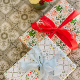 Positano Tulip Tiles Gift Wrap Sheet-Double Sided