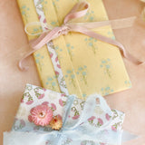 Rose Custard Gift Wrap Sheet-Double Sided