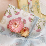 Rose Custard Gift Wrap Sheet-Double Sided