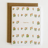 Garden Gratitude Thank You A2 Greeting Card