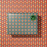 Holiday Fête Gift Wrap Sheet-Double Sided