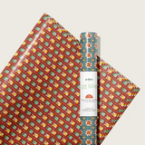 Holiday Fête Gift Wrap Sheet-Double Sided