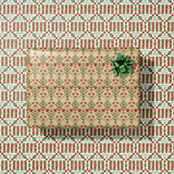 Holly Florals Gift Wrap Sheet-Double Sided