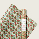Holly Florals Gift Wrap Sheet-Double Sided