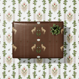 Holly and Oak Gift Wrap Sheet-Double Sided