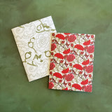 Carnation Pomegranate (green) A2 Greeting Card