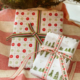Winter Greens Gift Wrap Sheet-Double Sided