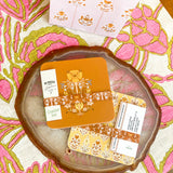Wildflower Coaster Set-Double Sided