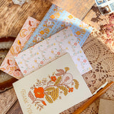 Wildflower Reverie Thank You A2 Greeting Card