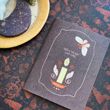 Moth to a Flame A2 Greeting Card