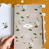 Magnolia Blooms 5.25 x 8.25 LayFlat Notebook