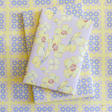 Poppy Flutter Gift Wrap Sheet-Double Sided
