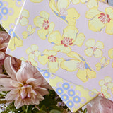 Poppy Flutter Gift Wrap Sheet-Double Sided