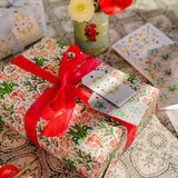 Positano Tulip Tiles Gift Wrap Sheet-Double Sided