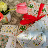 Positano Tulip Tiles Gift Wrap Sheet-Double Sided
