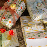 Positano Tulip Tiles Gift Wrap Sheet-Double Sided