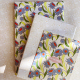 Blue Blooms A2 Greeting Card