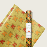 Raven Berries Gift Wrap Sheet-Double Sided