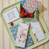 Strawberry Swirl A2 Greeting Card