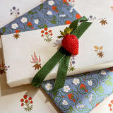 Strawberry Gift Wrap Sheet-Double Sided